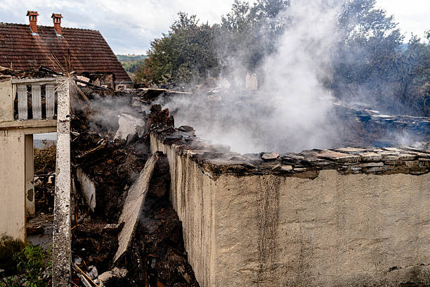 Professional Emergency Fire Cleanup technician working in Clarksburg, MD